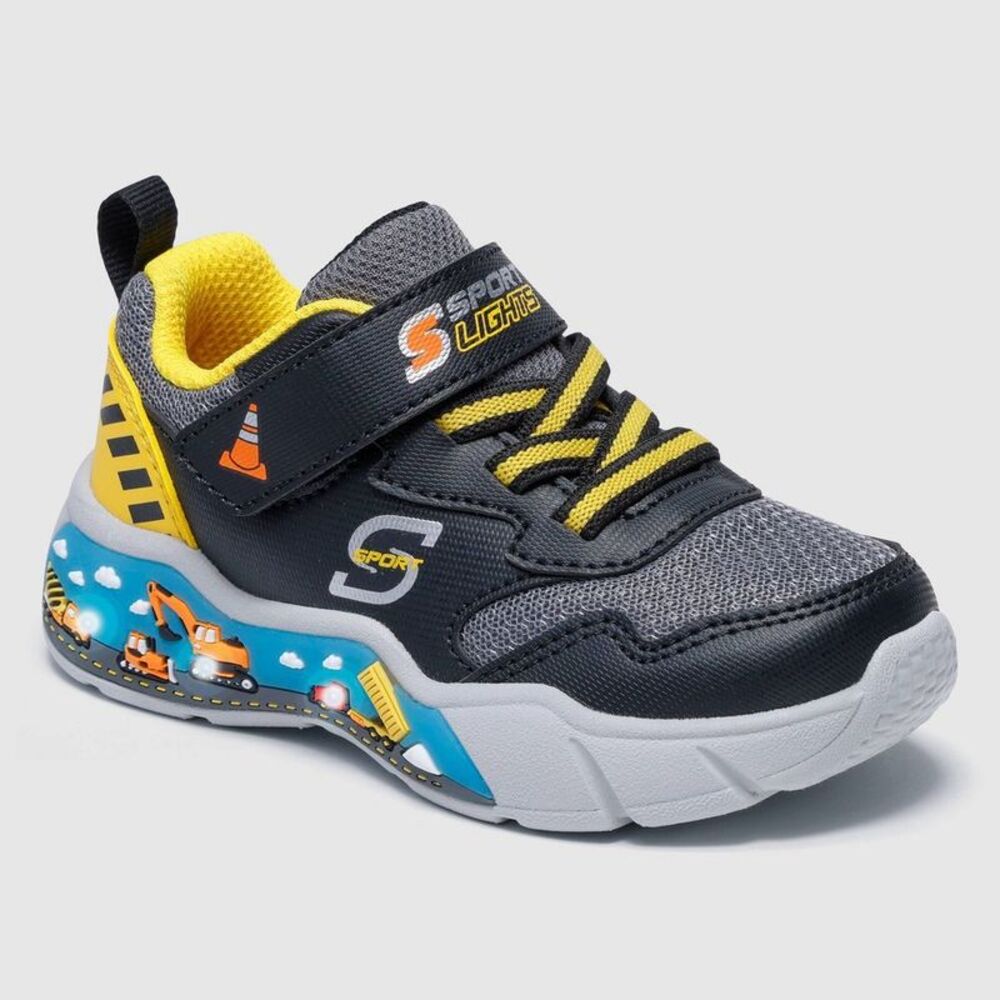 S Sport By Skechers Toddler Girls' Ian Sneakers - Yellow 6T